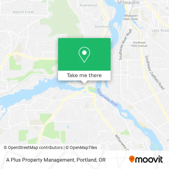 A Plus Property Management map
