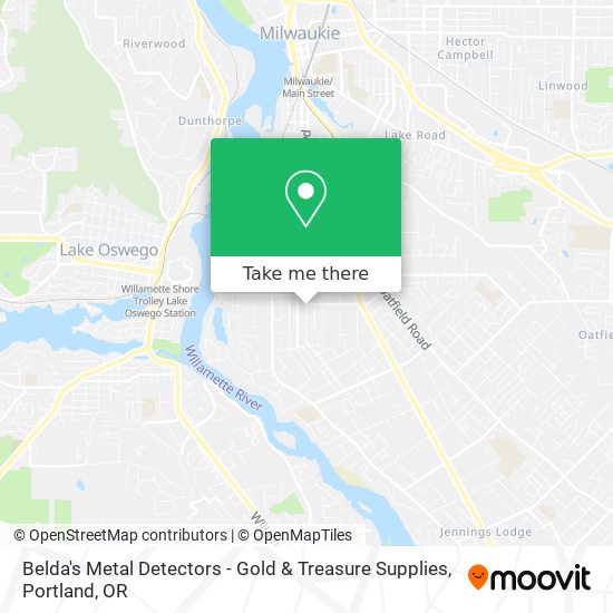 Belda's Metal Detectors - Gold & Treasure Supplies map