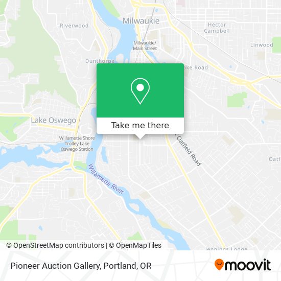 Pioneer Auction Gallery map