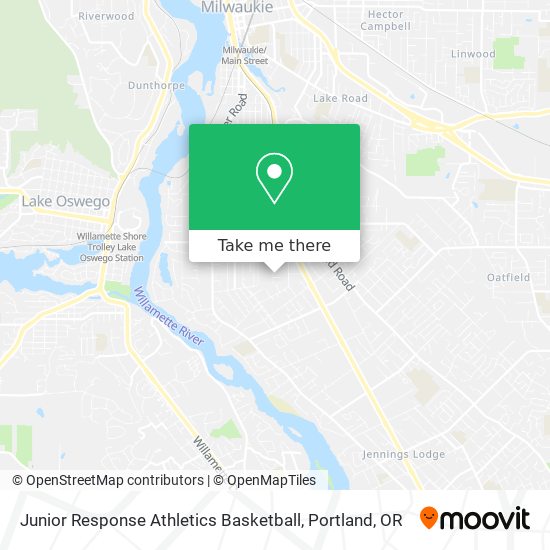 Mapa de Junior Response Athletics Basketball