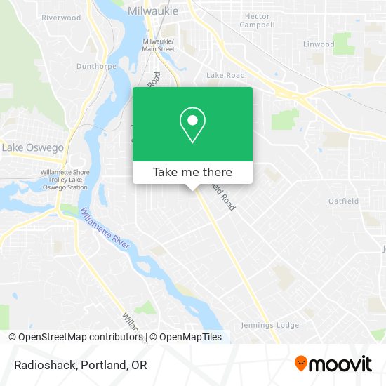 Radioshack map