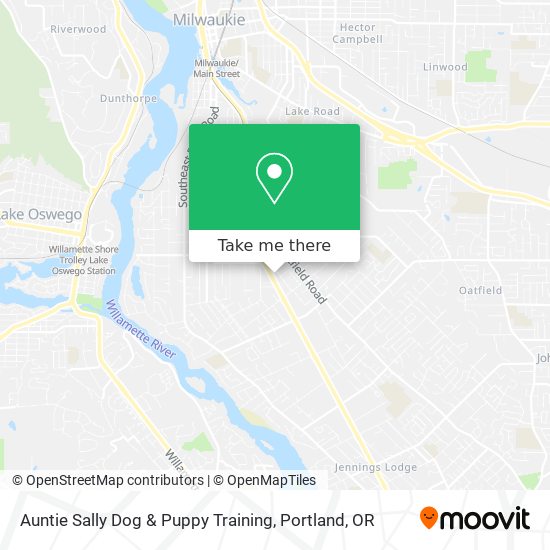 Auntie Sally Dog & Puppy Training map