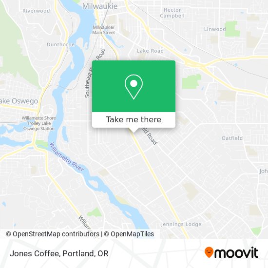 Jones Coffee map