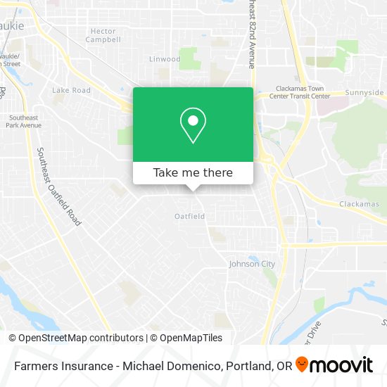 Farmers Insurance - Michael Domenico map
