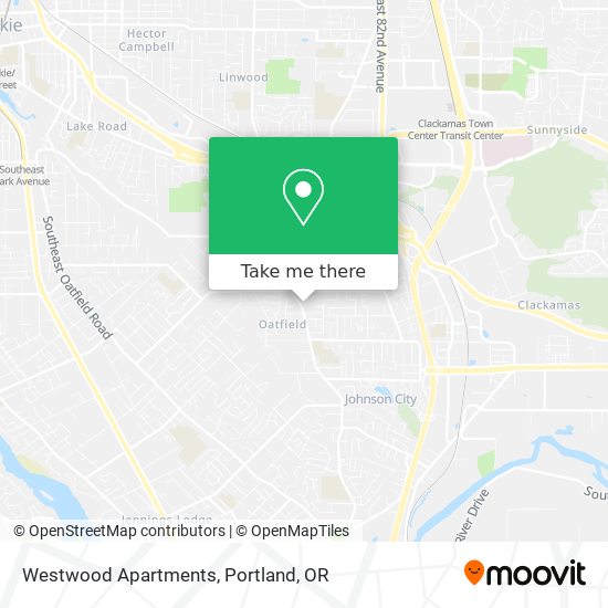 Mapa de Westwood Apartments