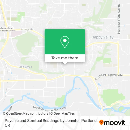 Psychic and Spiritual Readings by Jennifer map