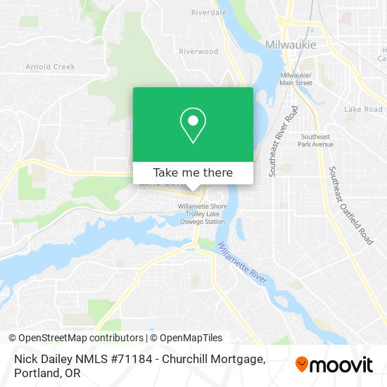 Mapa de Nick Dailey NMLS #71184 - Churchill Mortgage