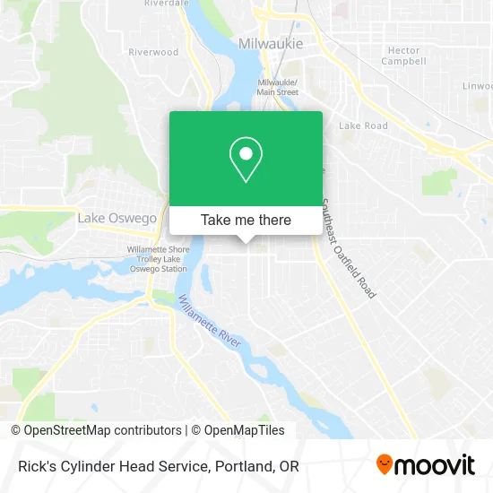 Rick's Cylinder Head Service map
