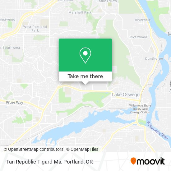 Tan Republic Tigard Ma map
