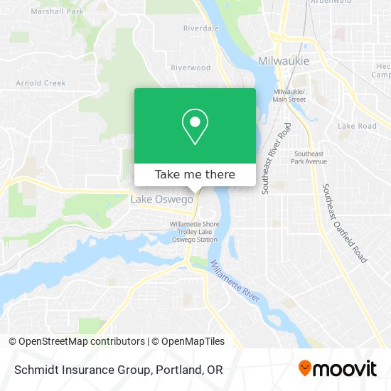 Schmidt Insurance Group map