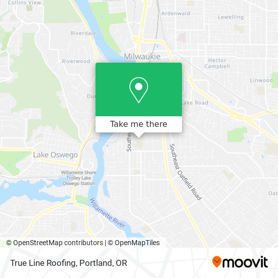 True Line Roofing map