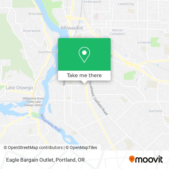 Mapa de Eagle Bargain Outlet