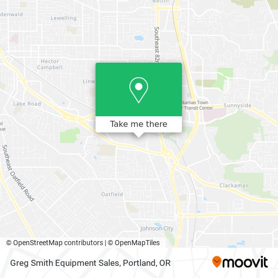 Greg Smith Equipment Sales map