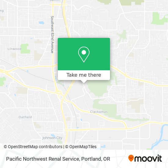 Pacific Northwest Renal Service map