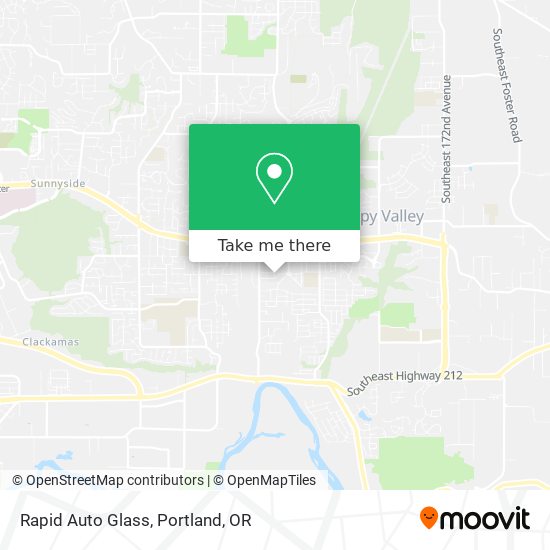 Rapid Auto Glass map