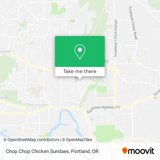 Chop Chop Chicken Sundaes map