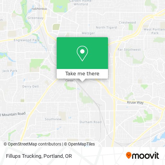 Fillups Trucking map