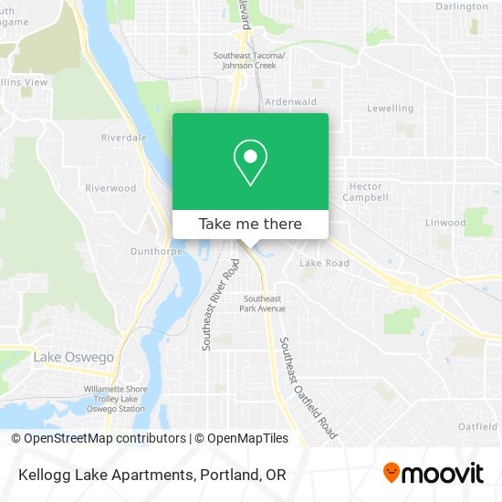 Mapa de Kellogg Lake Apartments