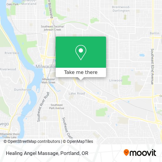 Healing Angel Massage map