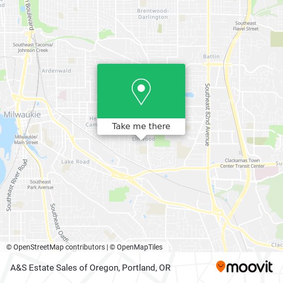 A&S Estate Sales of Oregon map