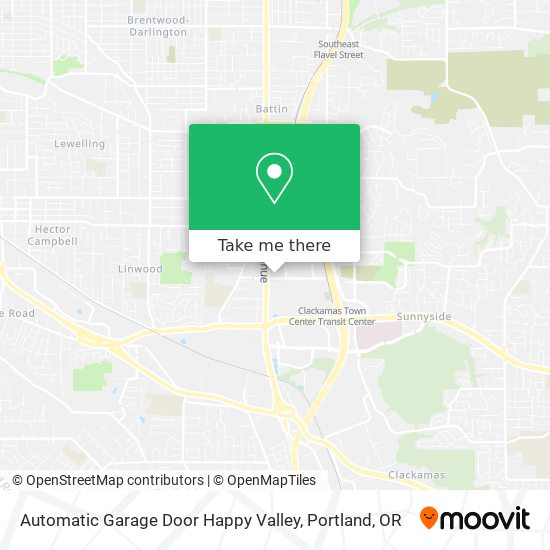 Mapa de Automatic Garage Door Happy Valley