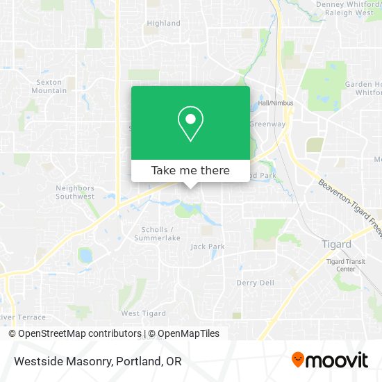 Westside Masonry map