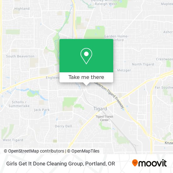 Girls Get It Done Cleaning Group map