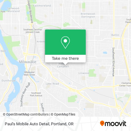Paul's Mobile Auto Detail map