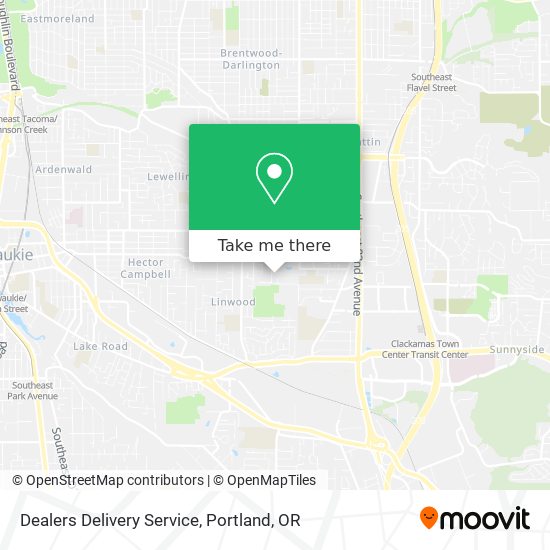 Mapa de Dealers Delivery Service