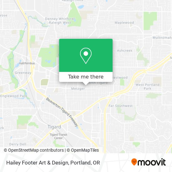 Mapa de Hailey Footer Art & Design