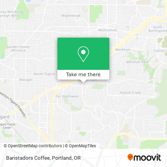 Baristadors Coffee map