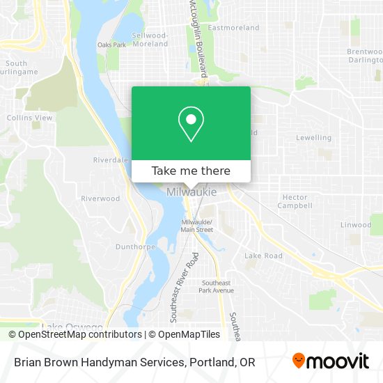 Brian Brown Handyman Services map