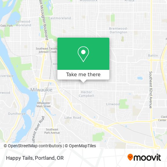 Happy Tails map