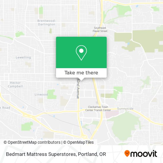 Mapa de Bedmart Mattress Superstores