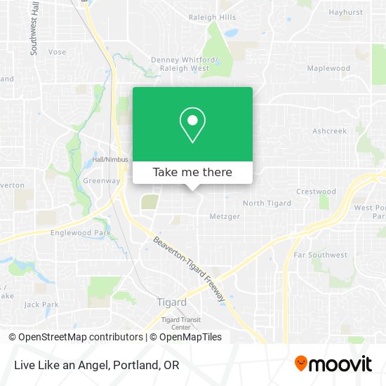 Live Like an Angel map