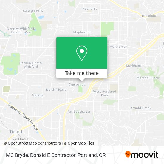 MC Bryde, Donald E Contractor map