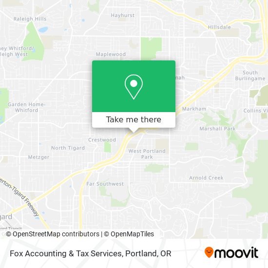 Fox Accounting & Tax Services map