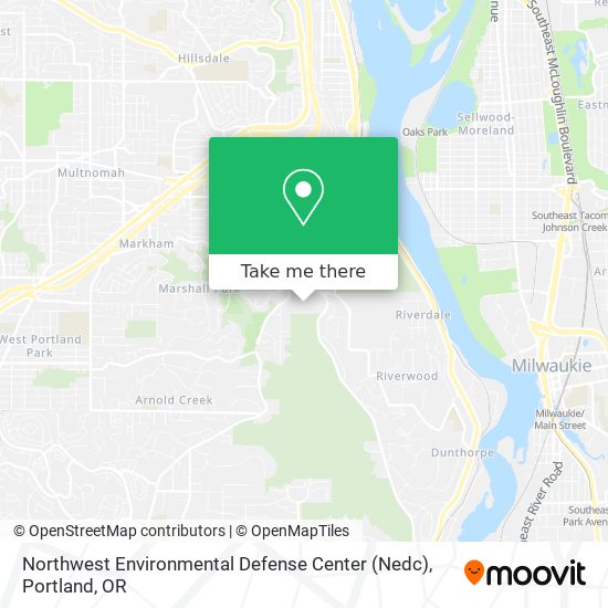 Northwest Environmental Defense Center (Nedc) map
