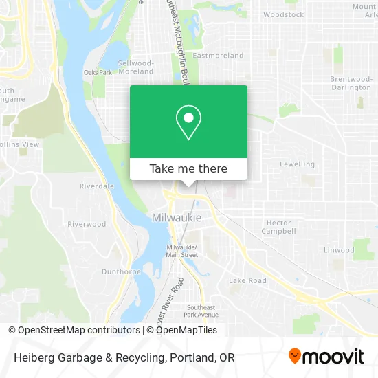 Heiberg Garbage & Recycling map