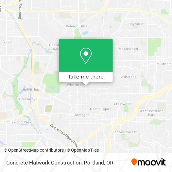 Mapa de Concrete Flatwork Construction