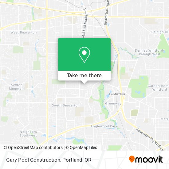 Gary Pool Construction map
