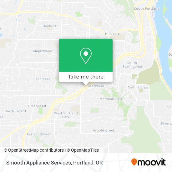 Smooth Appliance Services map