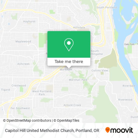 Capitol Hill United Methodist Church map