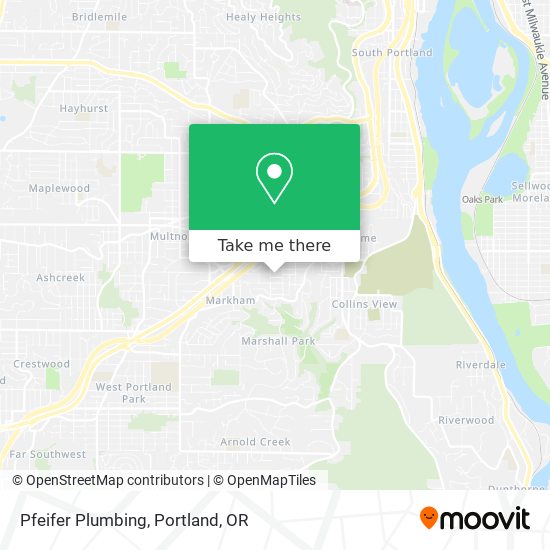 Pfeifer Plumbing map