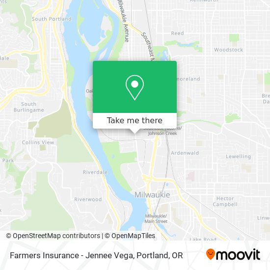 Farmers Insurance - Jennee Vega map