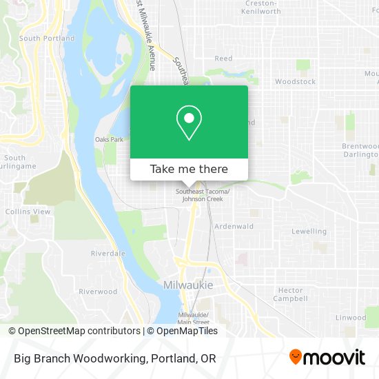 Big Branch Woodworking map