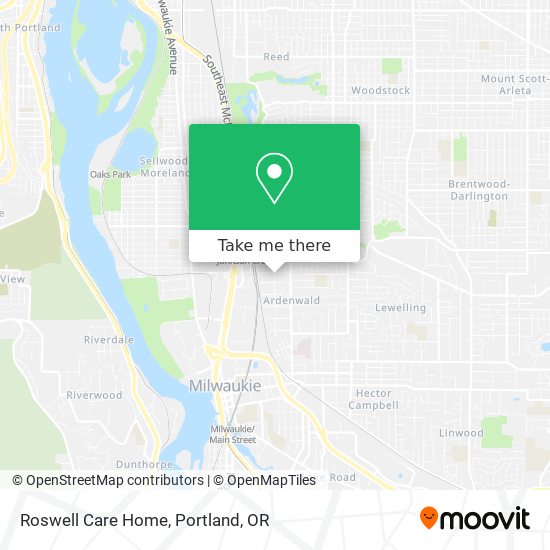 Roswell Care Home map