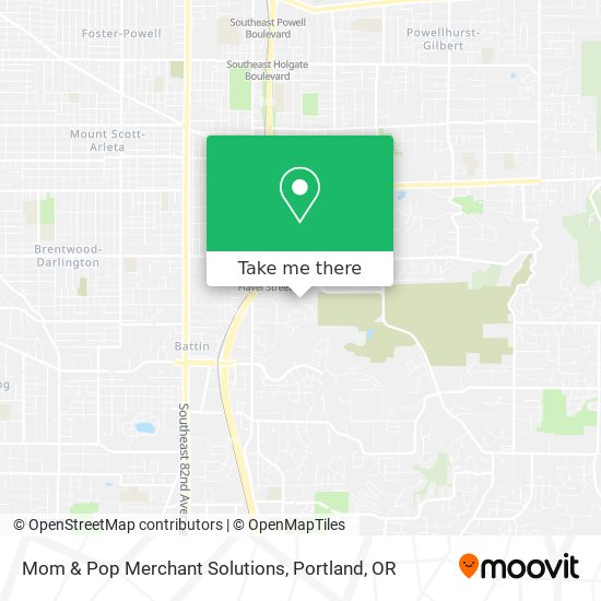 Mapa de Mom & Pop Merchant Solutions