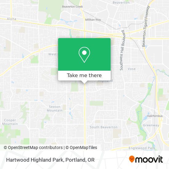 Mapa de Hartwood Highland Park