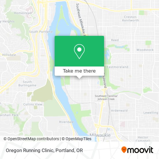 Oregon Running Clinic map